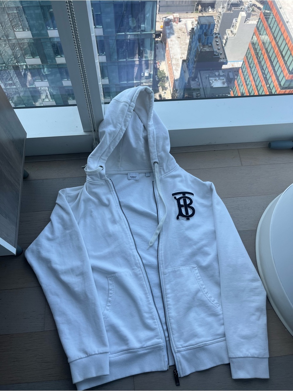 Burberry embroidered logo Hoodie, Men’s M